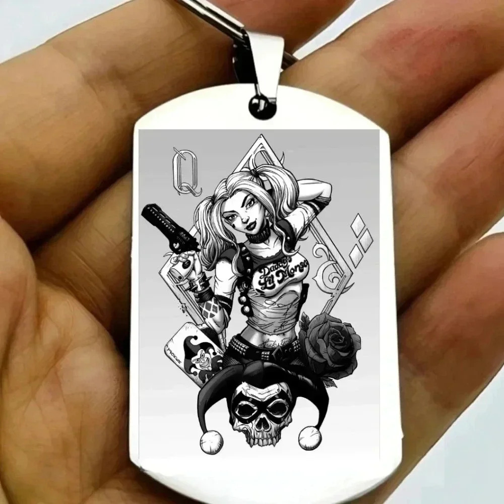 Harley Quinn Hot Charm Keychain